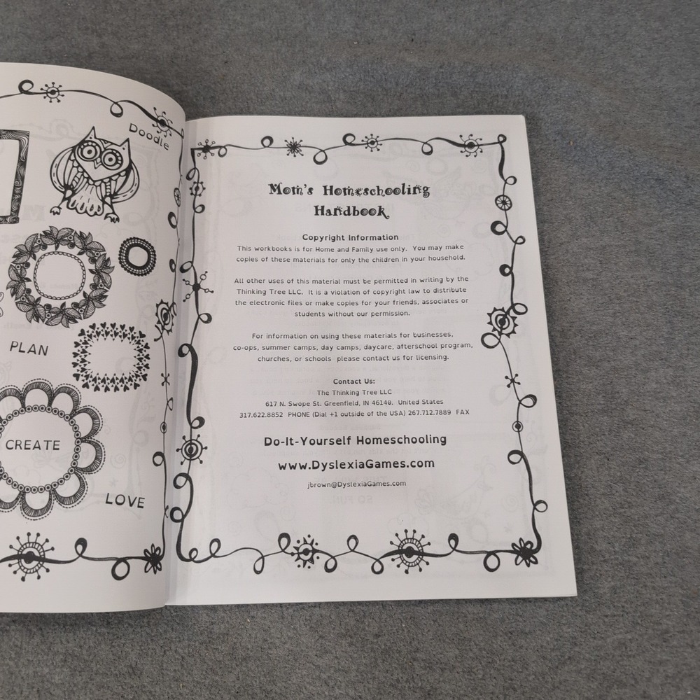 The Thinking Tree Homeschooling Handbook for Moms‎ How to Teach by Example VG+ - Picture 2 of 3